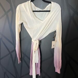 Soft Ombre Long Sleeve Dress